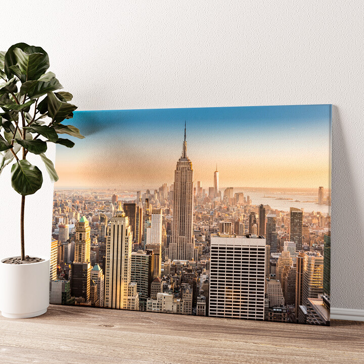 Leinwandbild personalisiert Manhattan New York