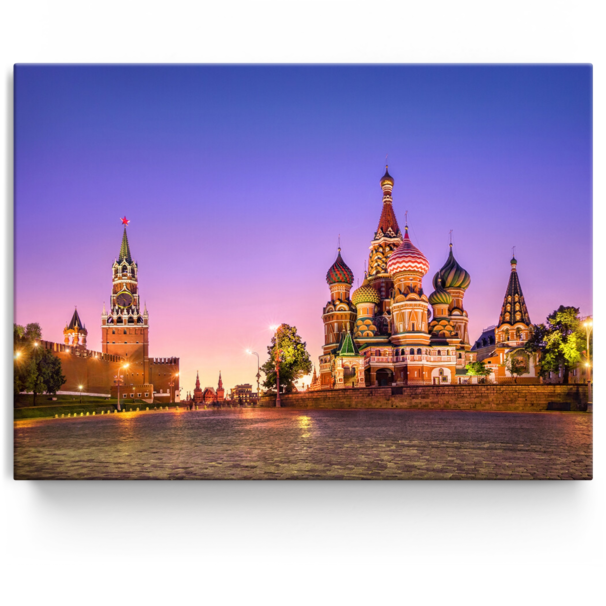 Personalisiertes Leinwandbild St. Basil Kathedrale Moskau