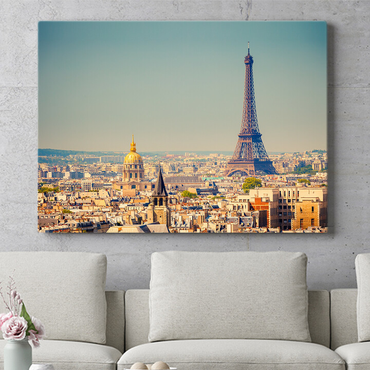 Personalisiertes Wandbild Paris Skyline