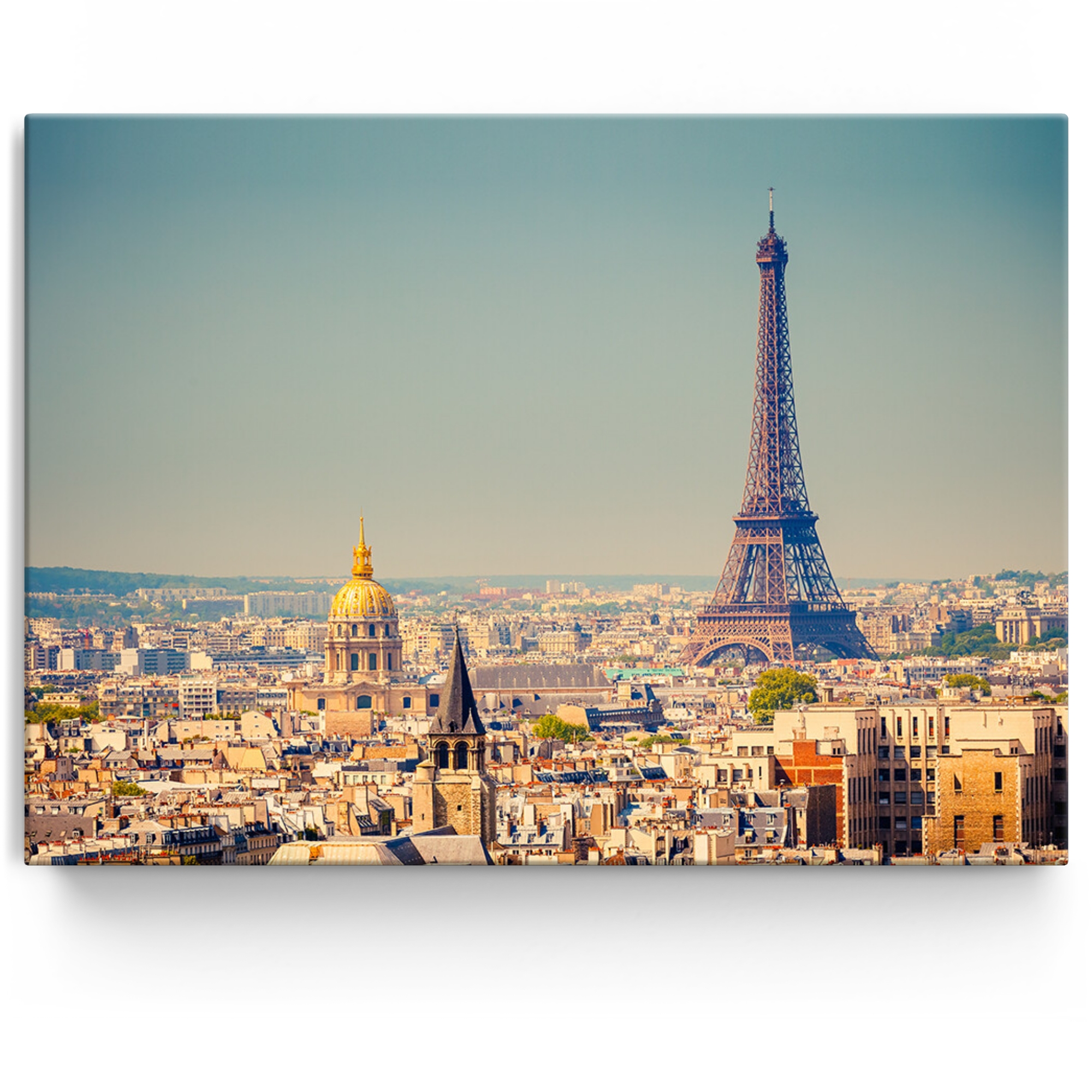 Personalisiertes Leinwandbild Paris Skyline