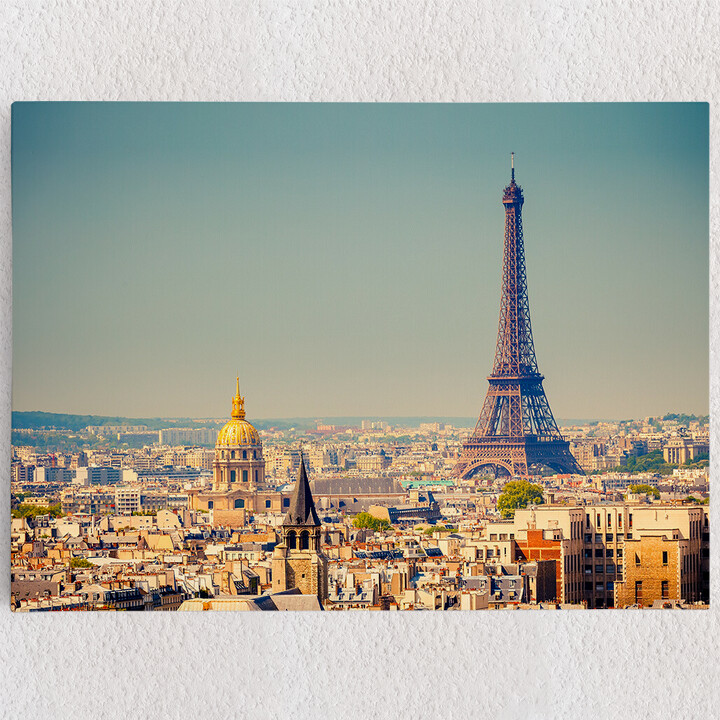 Personalisiertes Leinwandbild Paris Skyline
