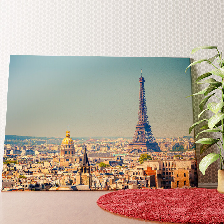 Paris Skyline Wandbild personalisiert