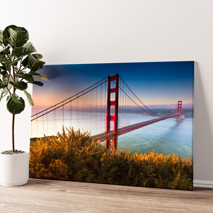 Leinwandbild personalisiert San Francisco Golden Gate Bridge