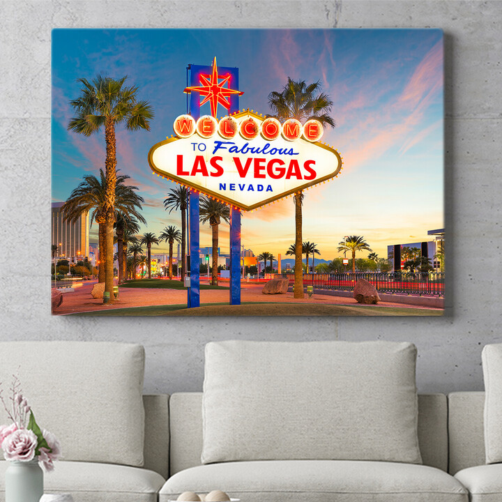 Personalisiertes Wandbild Las Vegas