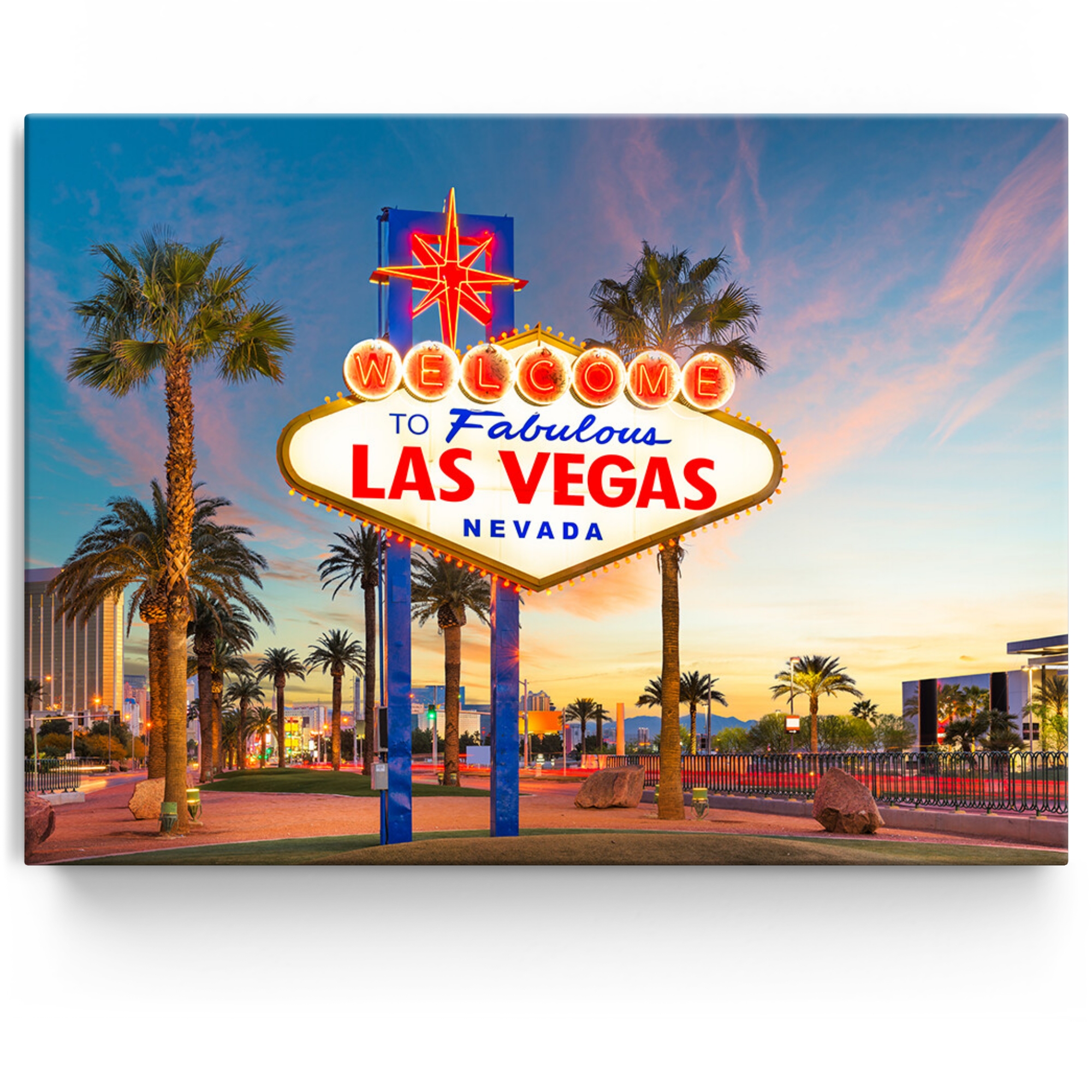 Personalisiertes Leinwandbild Las Vegas