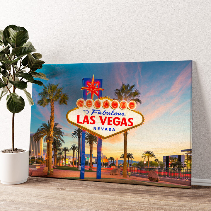 Leinwandbild personalisiert Las Vegas