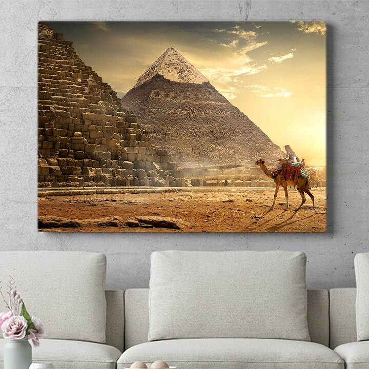 Personalisiertes Wandbild Pyramiden