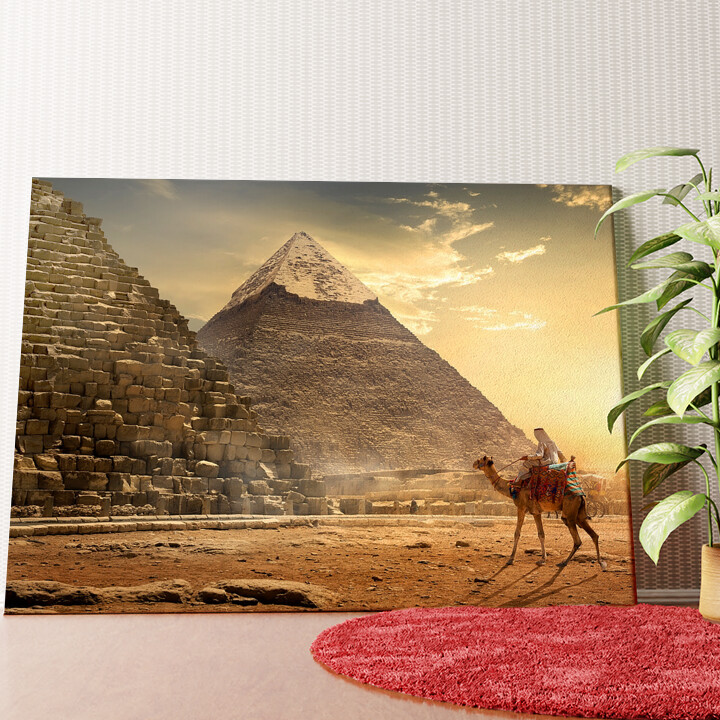 Pyramiden Wandbild personalisiert