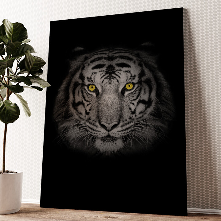 Leinwandbild personalisiert Tiger