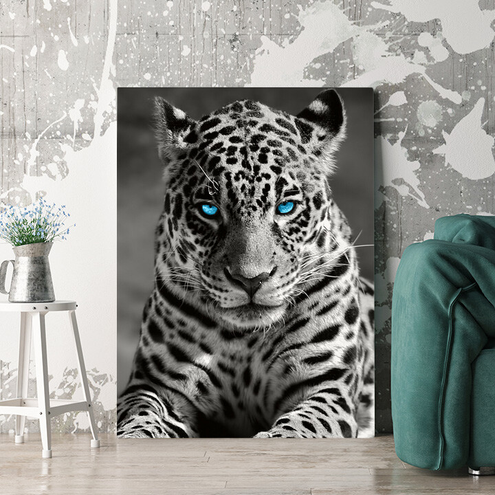 Personalisiertes Wandbild Leopard