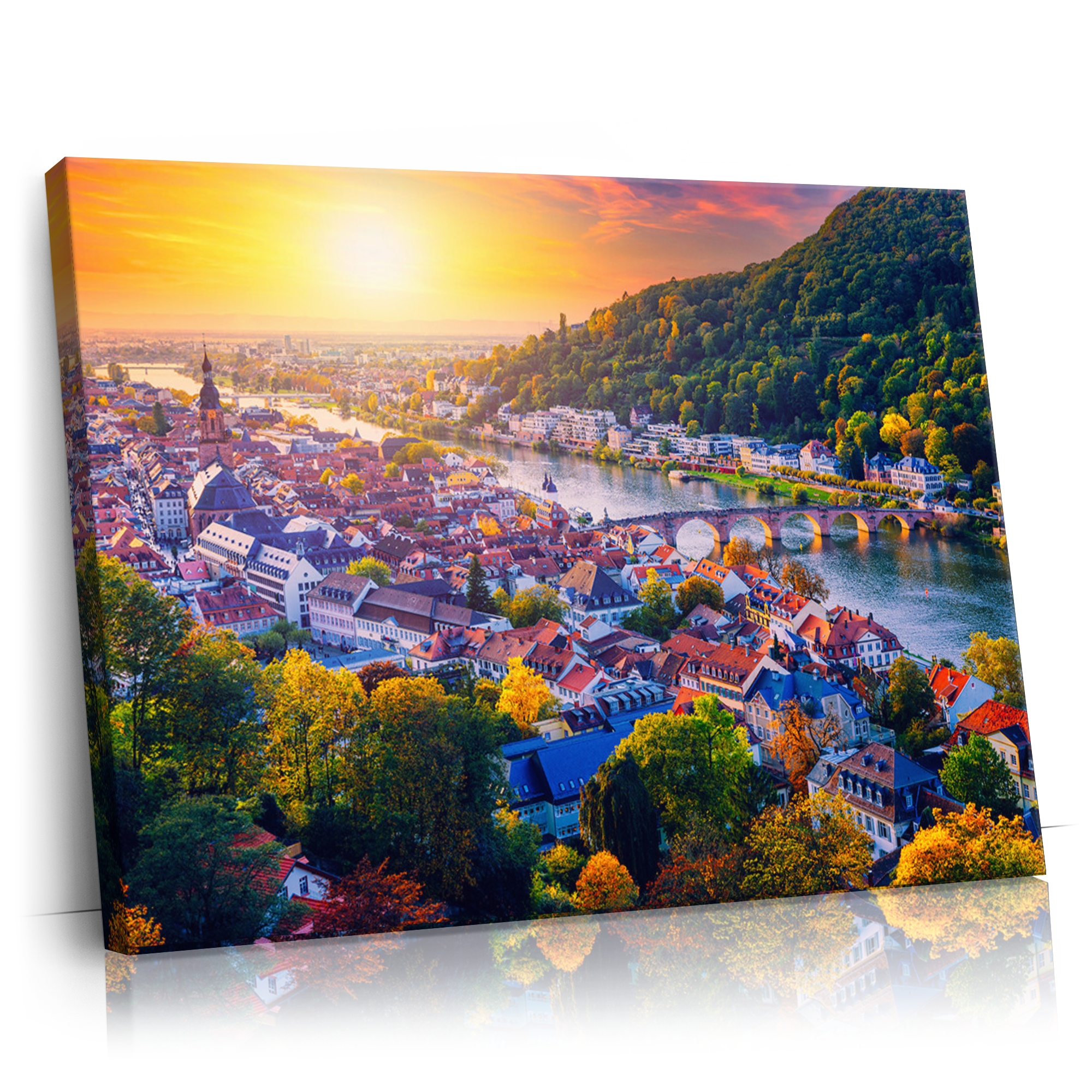 Personalisierbares Geschenk Skyline Heidelberg