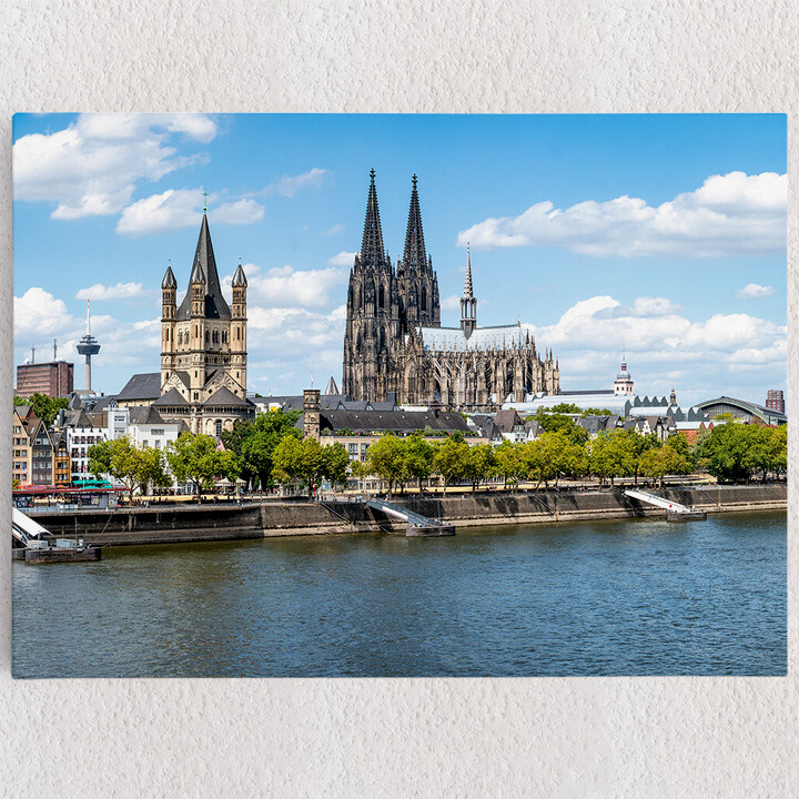 Personalisiertes Leinwandbild Kölner Dom