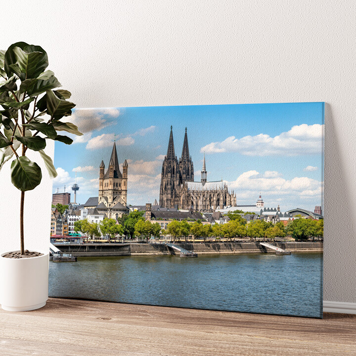 Leinwandbild personalisiert Kölner Dom