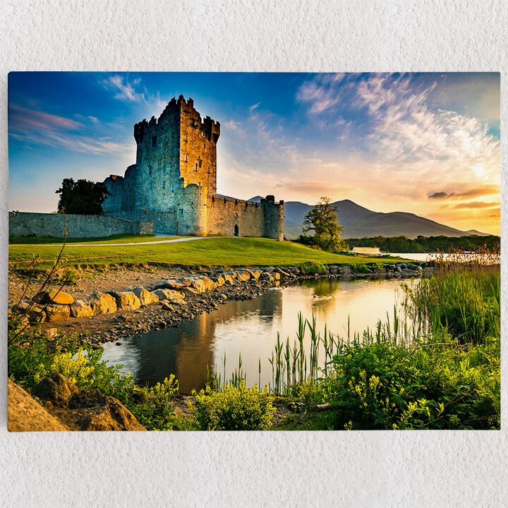 Personalisiertes Leinwandbild Ross Castle Irland