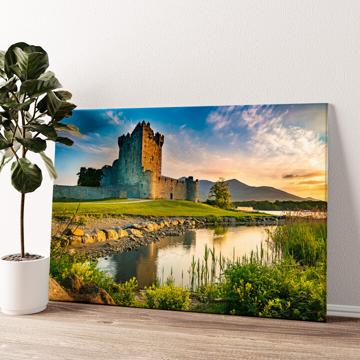 Leinwandbild personalisiert Ross Castle Irland