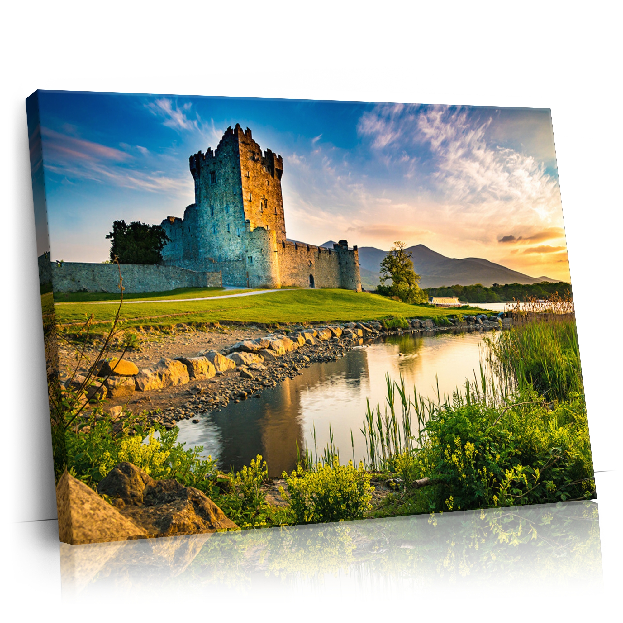 Personalisierbares Geschenk Ross Castle Irland