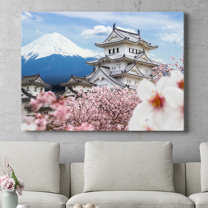 Personalisiertes Wandbild Burg Himeji Japan