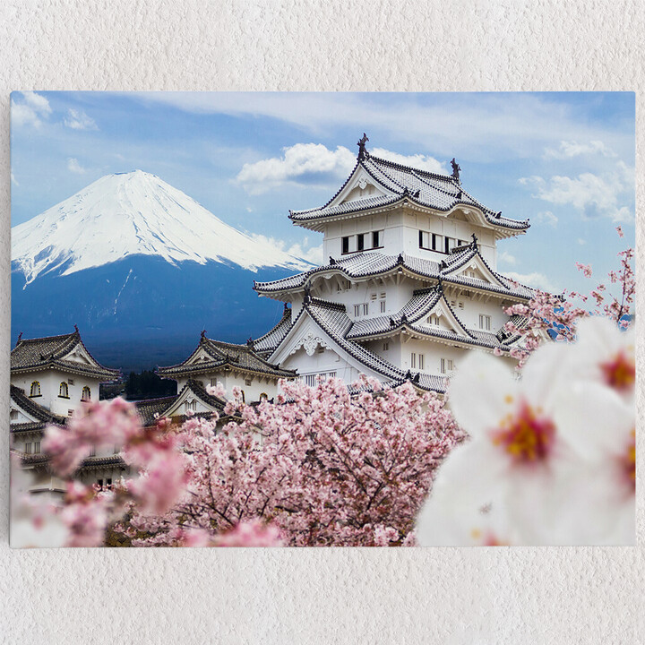 Personalisiertes Leinwandbild Burg Himeji Japan