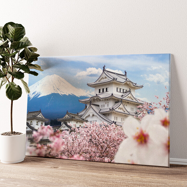 Leinwandbild personalisiert Burg Himeji Japan