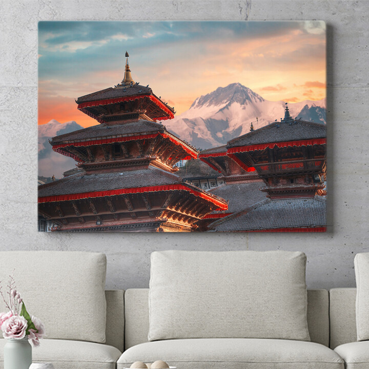 Personalisiertes Wandbild Patan Nepal