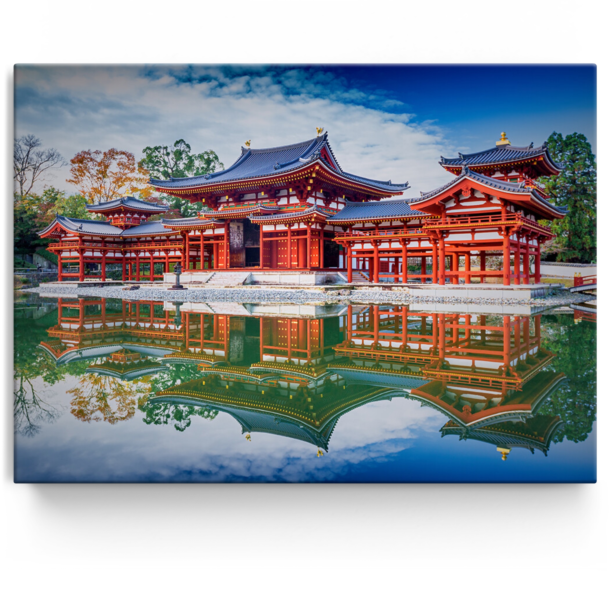 Personalisiertes Leinwandbild Tempel Uji Kyoto Japan