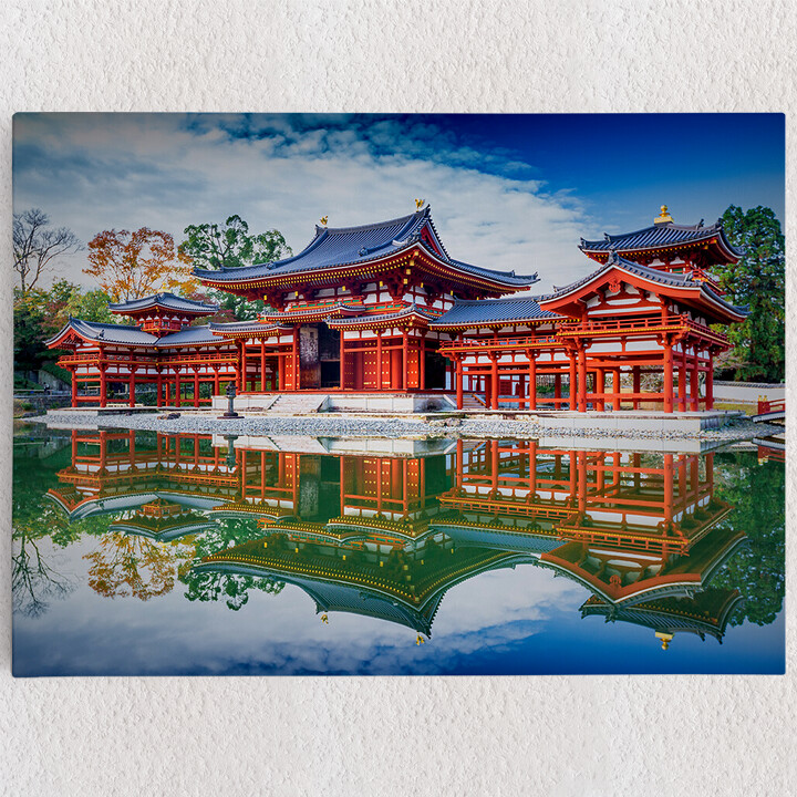 Personalisiertes Leinwandbild Tempel Uji Kyoto Japan