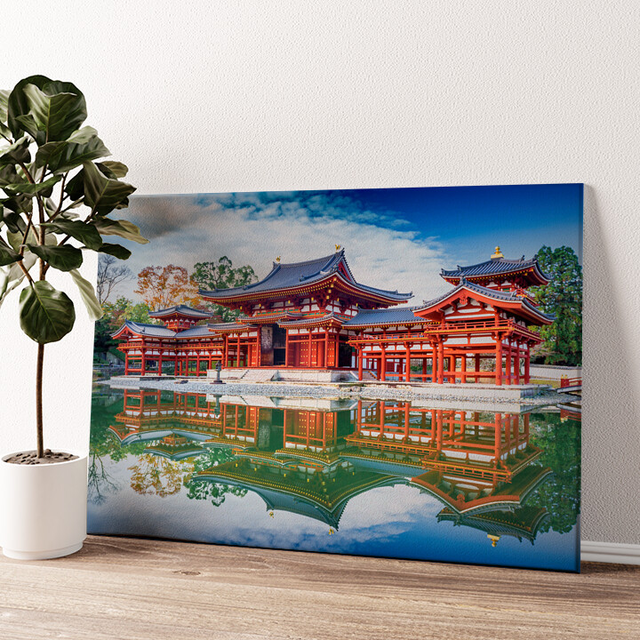 Leinwandbild personalisiert Tempel Uji Kyoto Japan