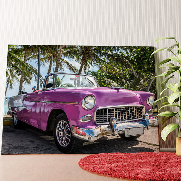 Chevrolet Oldtimer Wandbild personalisiert