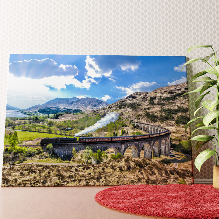 Glenfinnan Viadukt Schottland Wandbild personalisiert