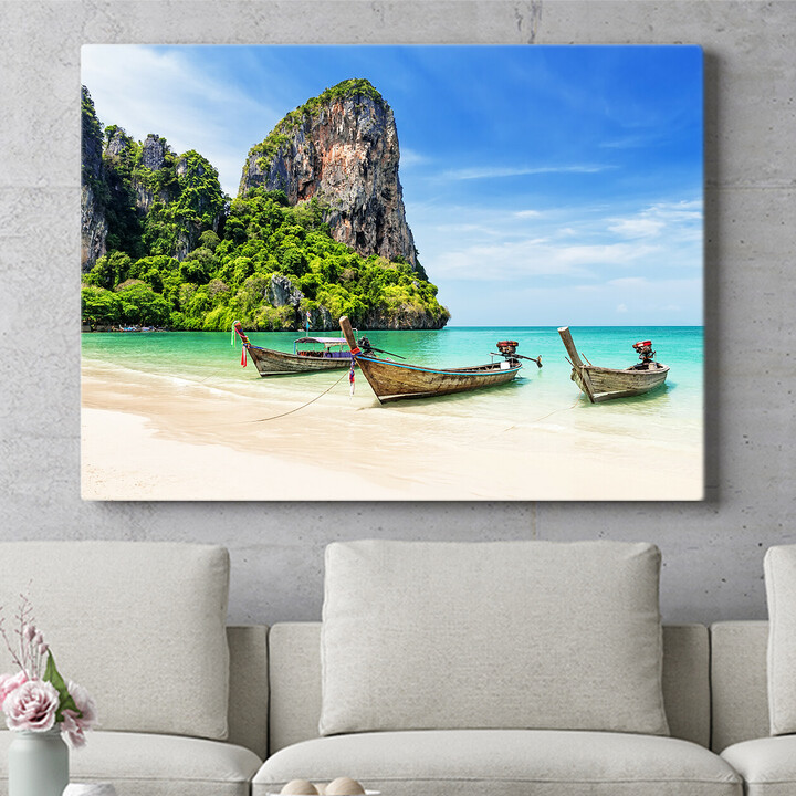 Personalisiertes Wandbild Railay Beach Thailand