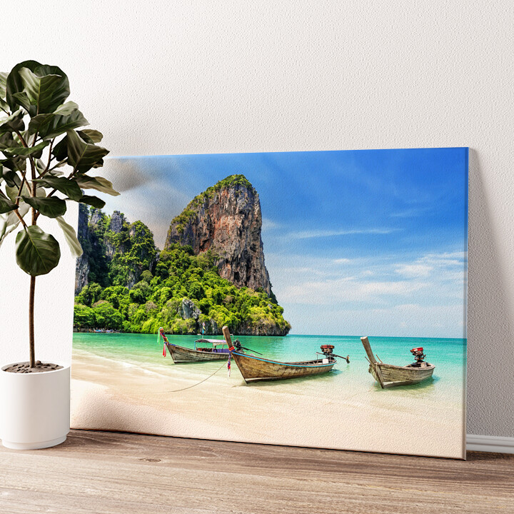 Leinwandbild personalisiert Railay Beach Thailand
