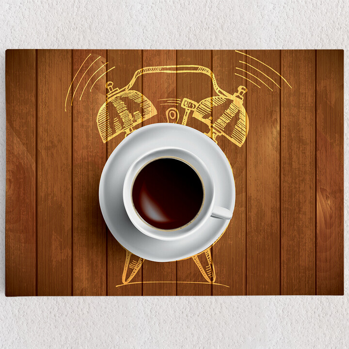 Personalisiertes Leinwandbild Kaffeewecker