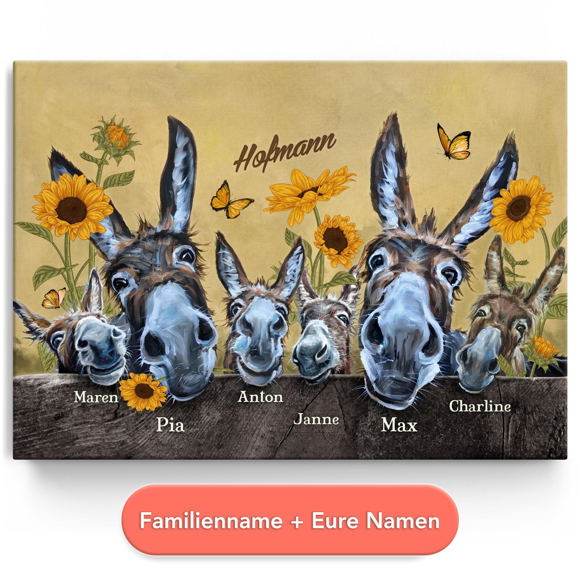Eselfamilie