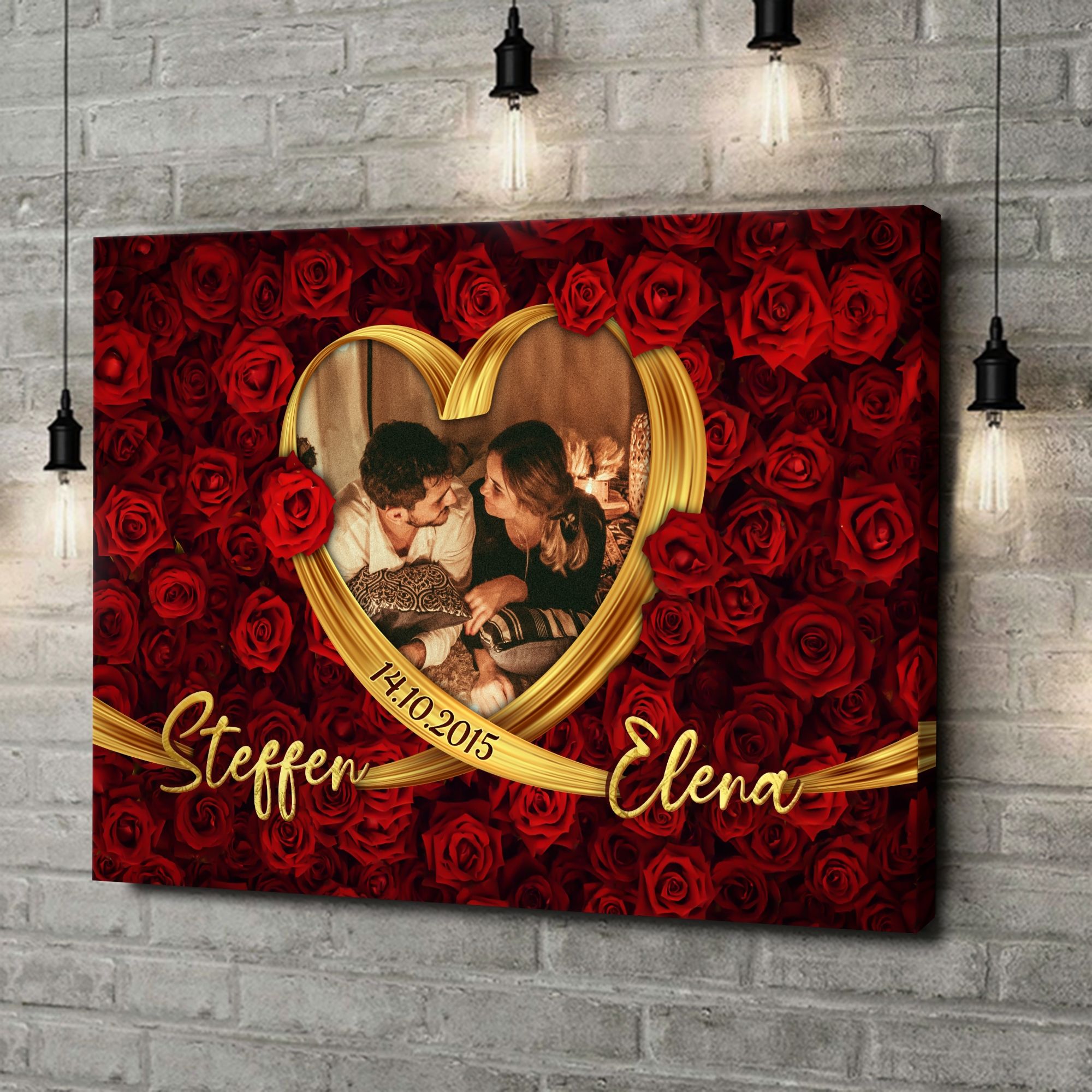 Liebesleinwand als Geschenk Traumpaar