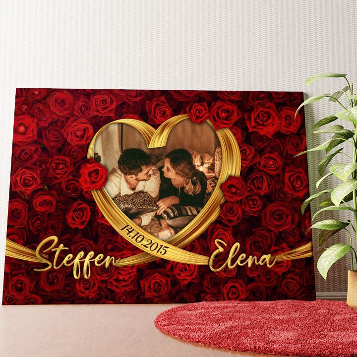Traumpaar Wandbild personalisiert