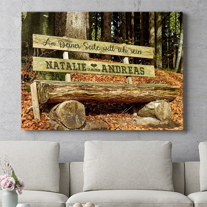 Personalisiertes Wandbild An Deiner Seite
