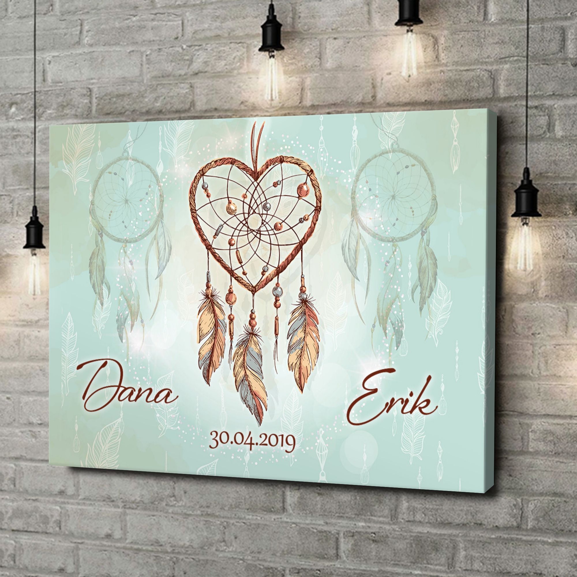 Liebesleinwand als Geschenk Traumfänger