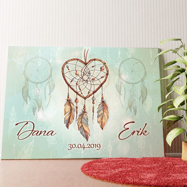 Traumfänger Wandbild personalisiert