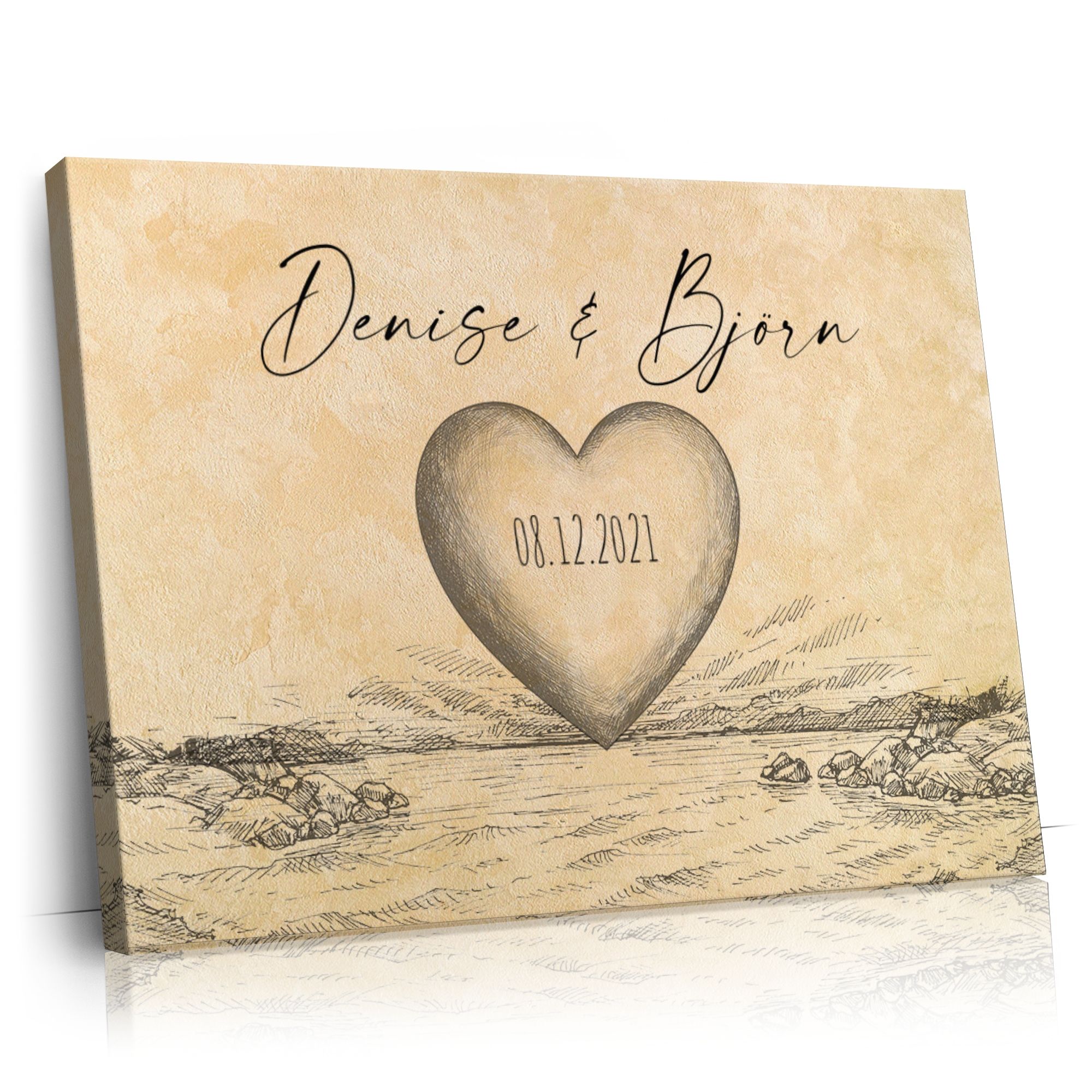 Personalisierbares Geschenk Himmelsherz