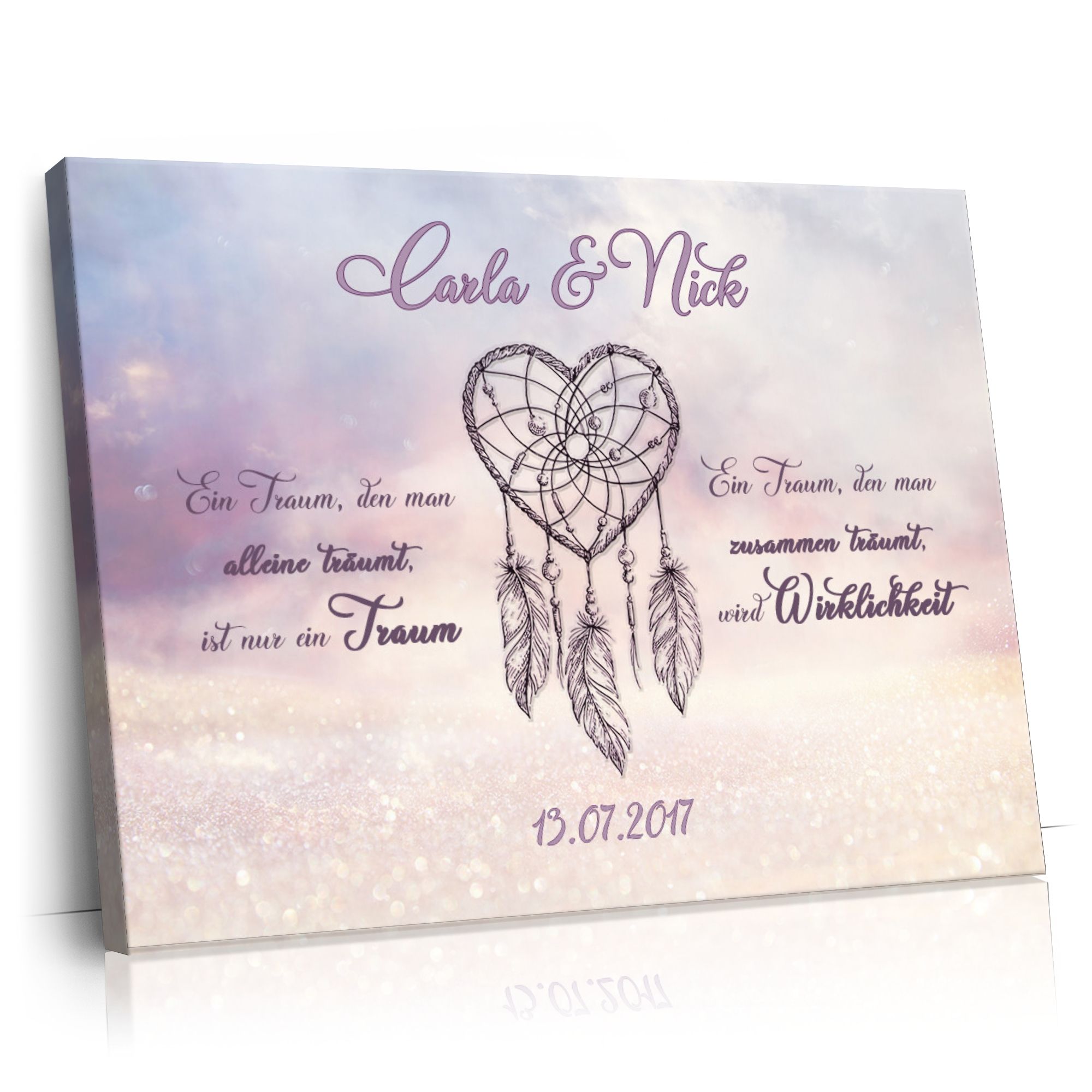 Personalisierbares Geschenk Traumhafte Liebe