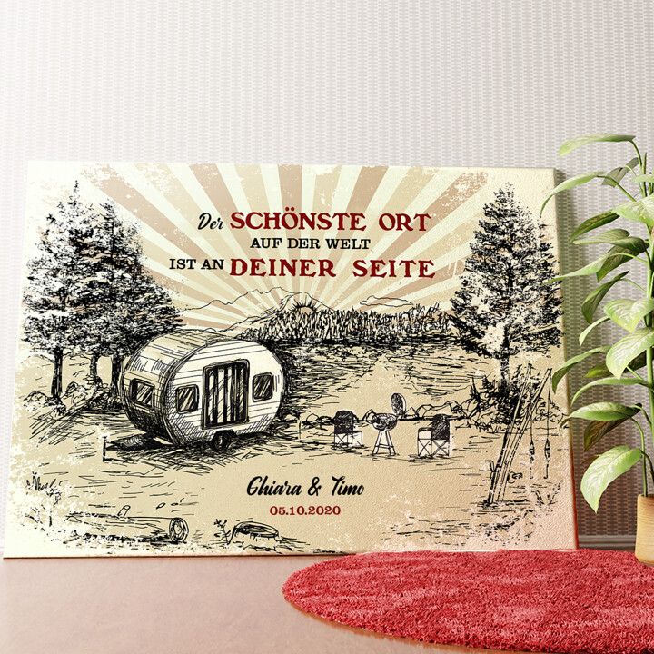 Unser Abenteuer Wandbild personalisiert