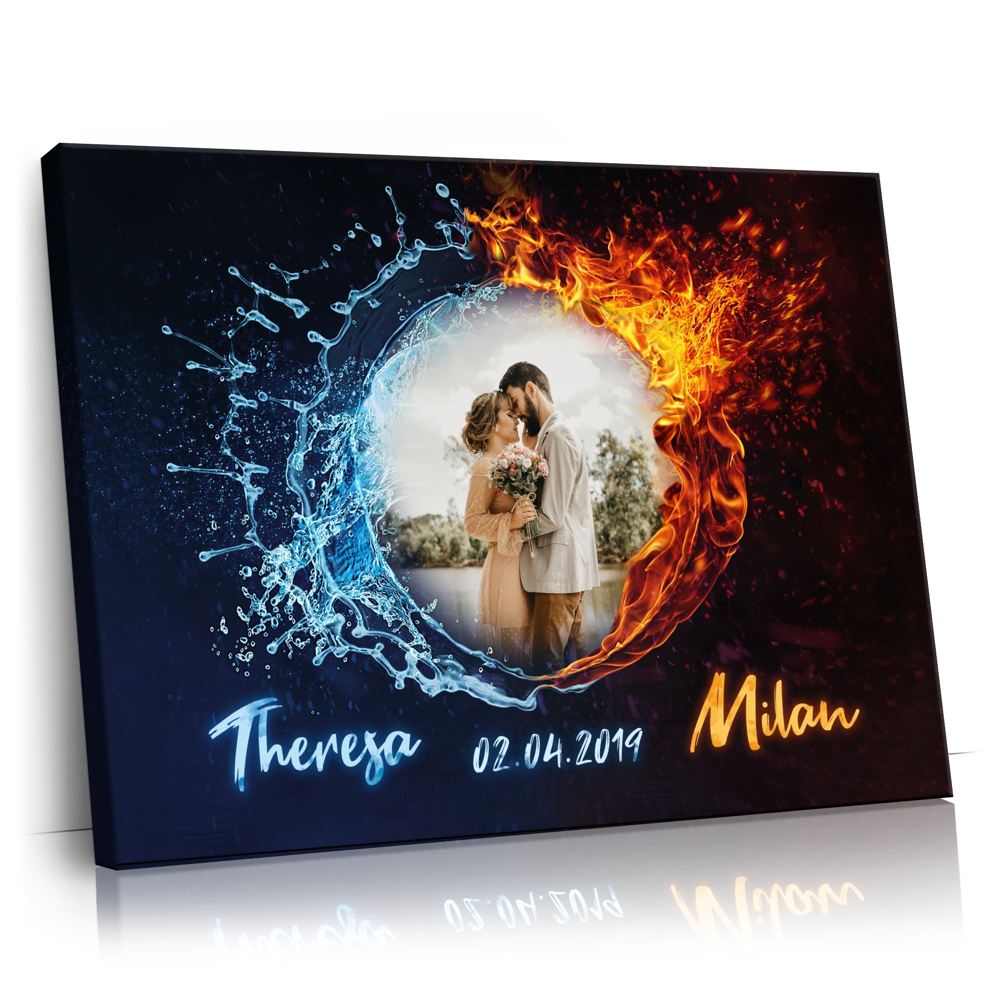 Personalisierbares Geschenk Brennende Liebe