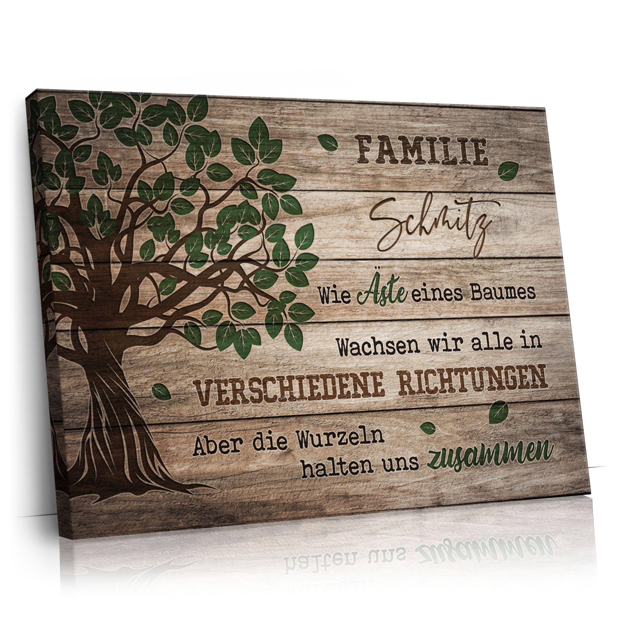 Personalisierbares Geschenk Äste des Lebens