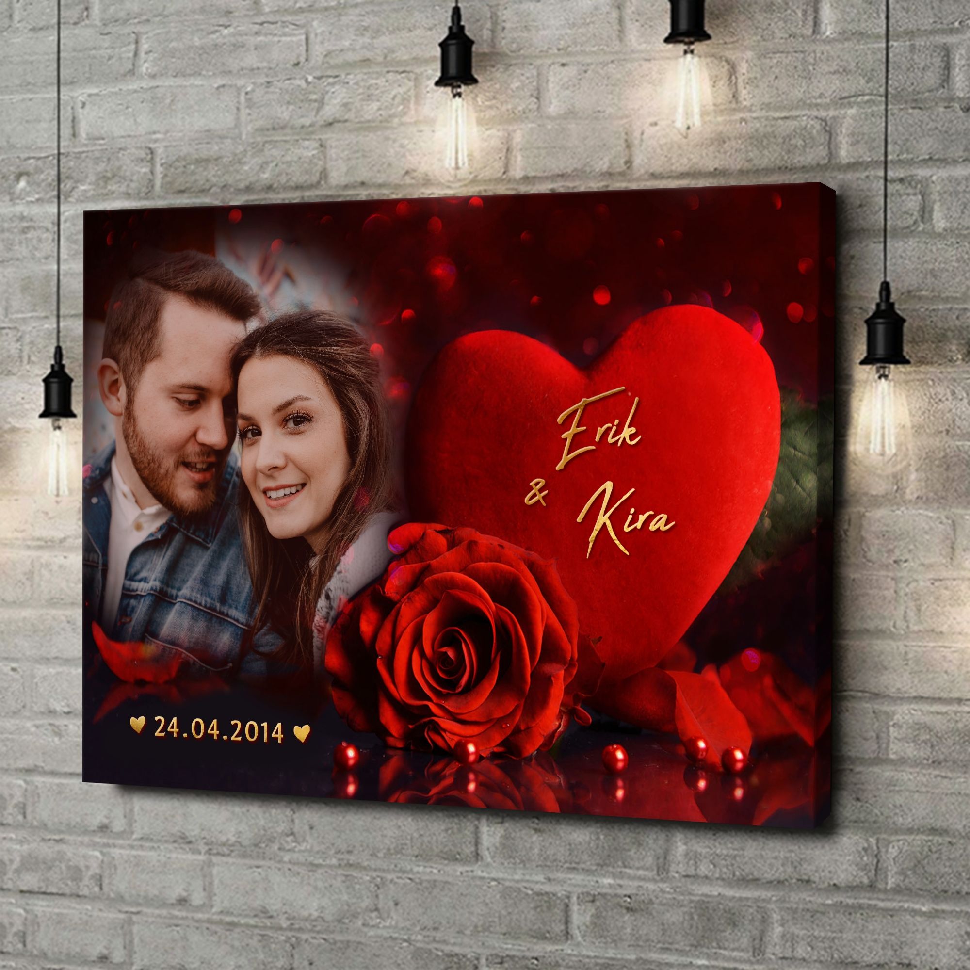 Liebesleinwand als Geschenk Alles für die Liebe