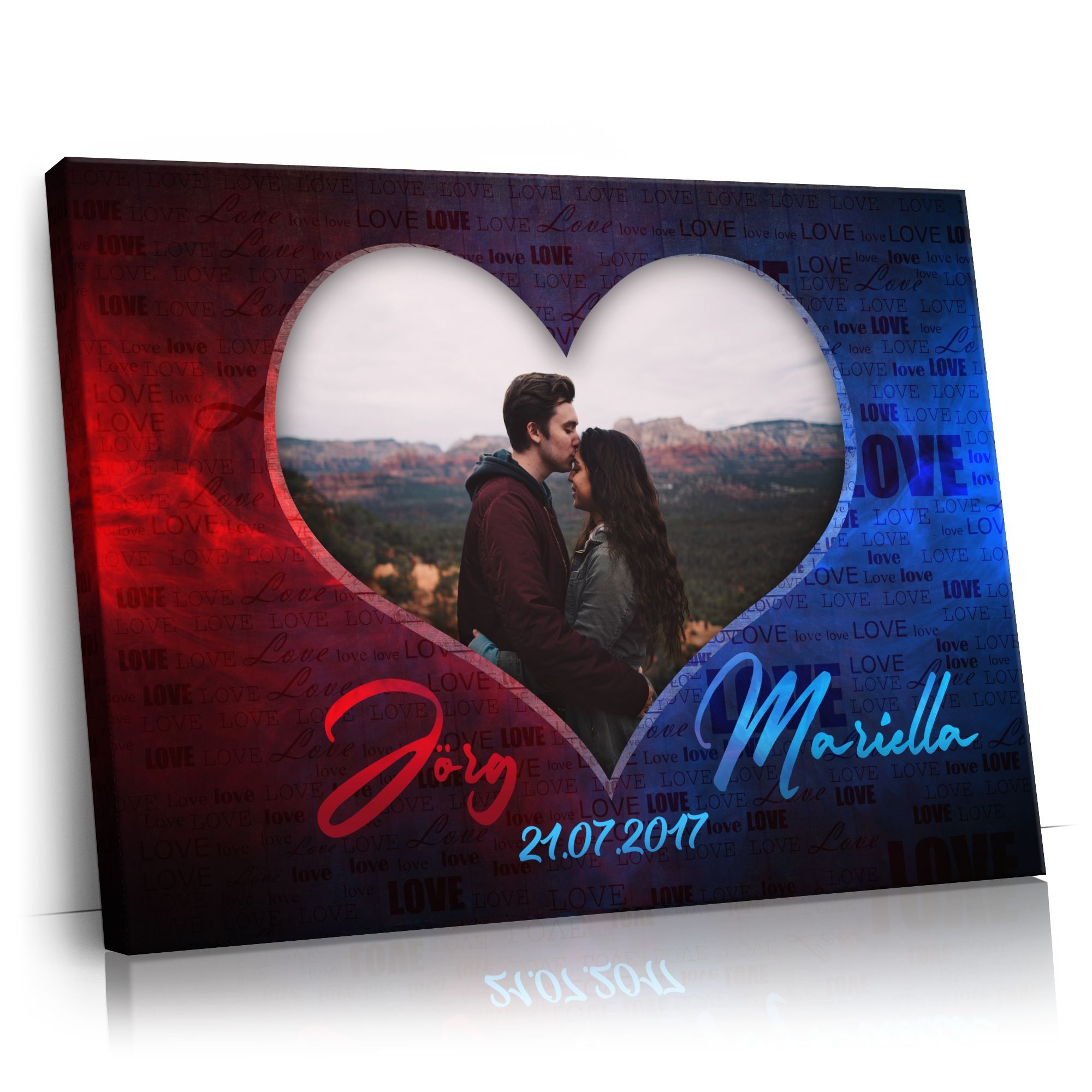 Personalisierbares Geschenk Feuer & Wasser