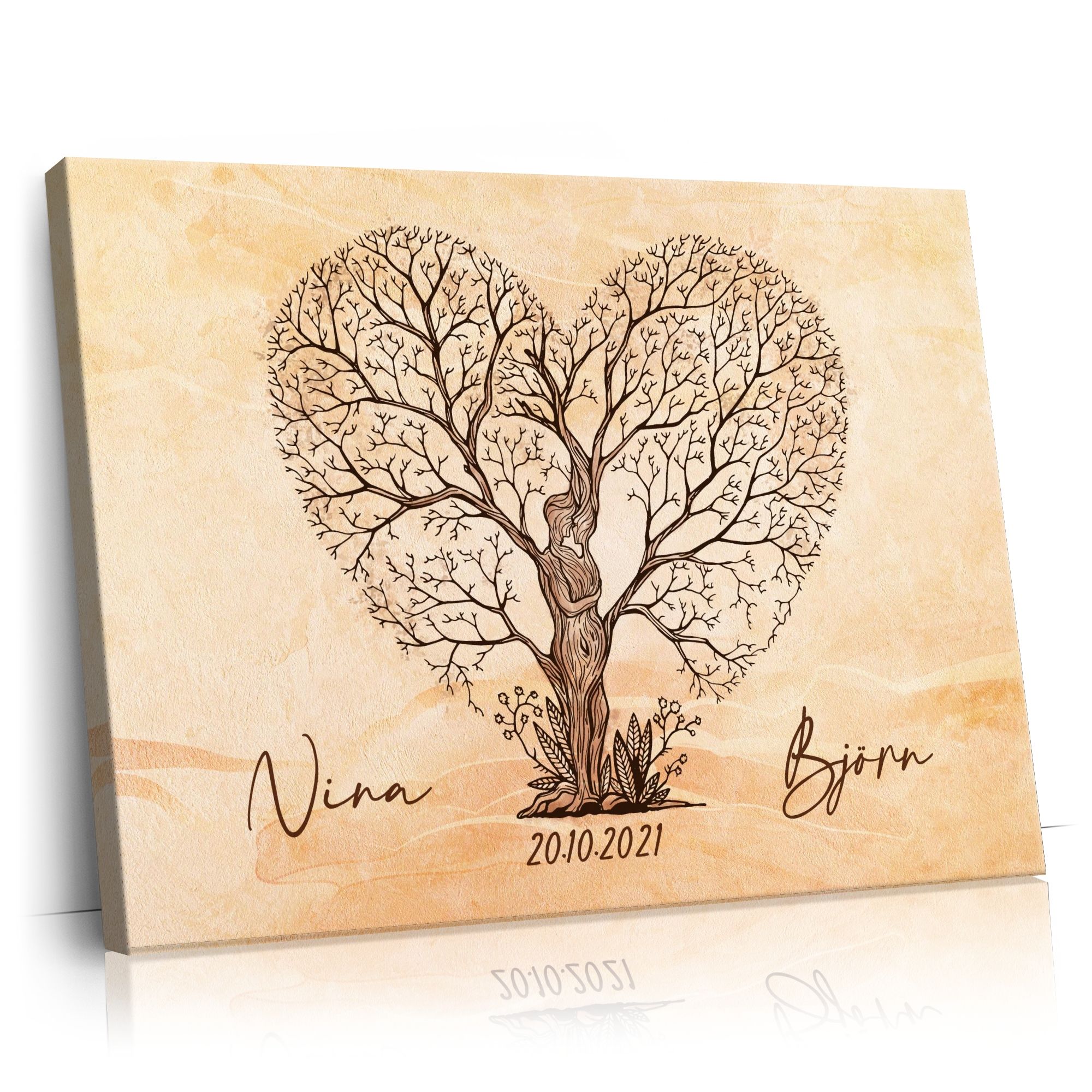 Personalisierbares Geschenk Liebesbaum
