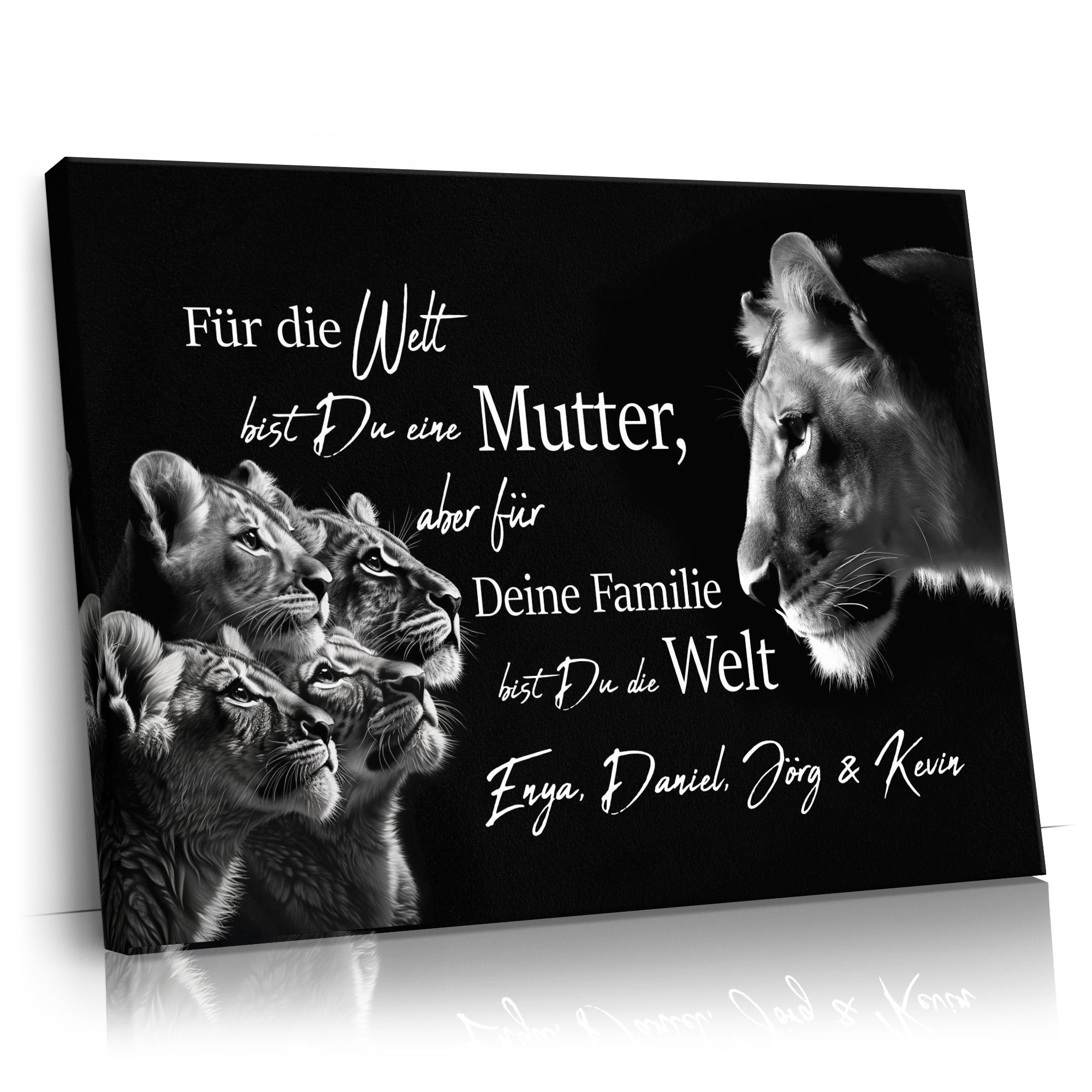 Personalisierbares Geschenk Löwenmama