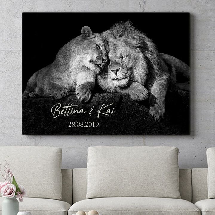 Personalisiertes Wandbild Vertraute Nähe