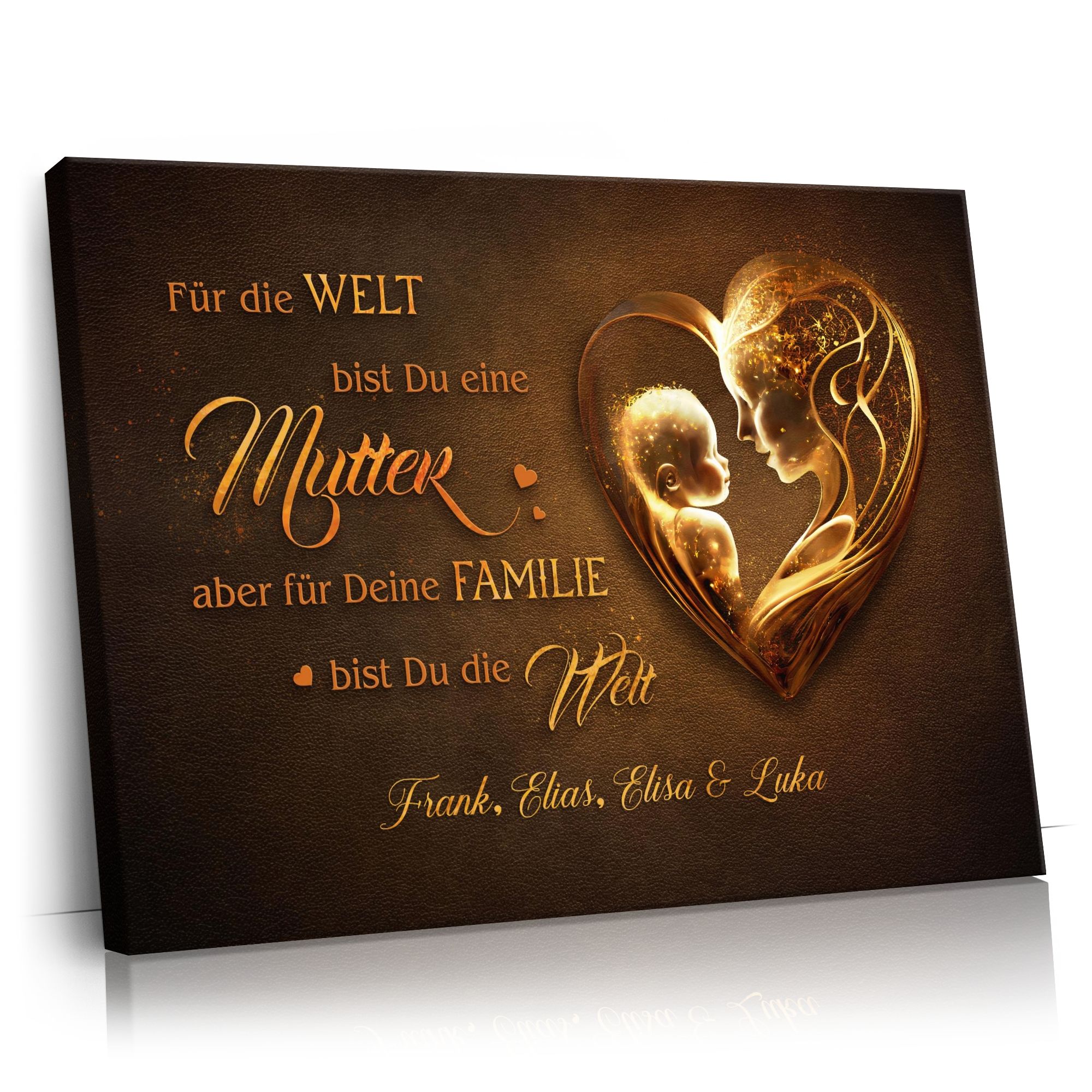 Personalisierbares Geschenk Das Herz einer Mutter