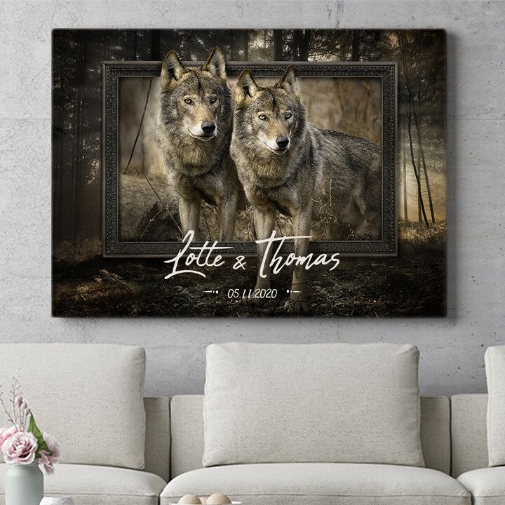 Personalisiertes Wandbild Verschmolzene Seelen